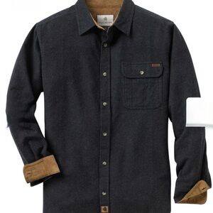 Legendary Whitetails Black and Brown Casual Button Down Shirt